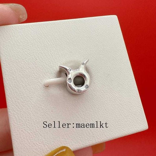 Sparkling taurus zodiac charm - sparkling,