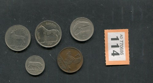 Set coins of ireland - of,