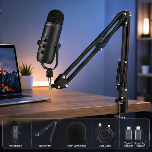 Zealsound k66s usb microphone - zealsound,