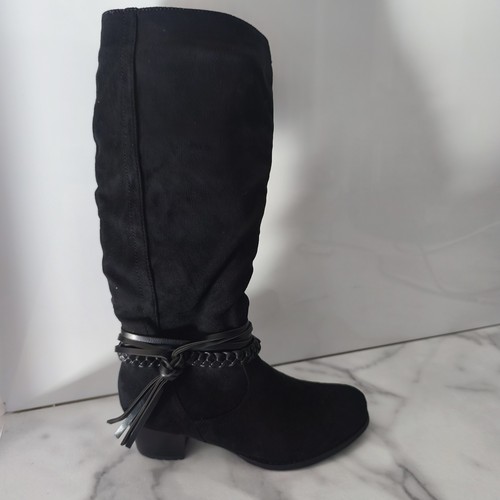 Black knee high boots size - boots., 7