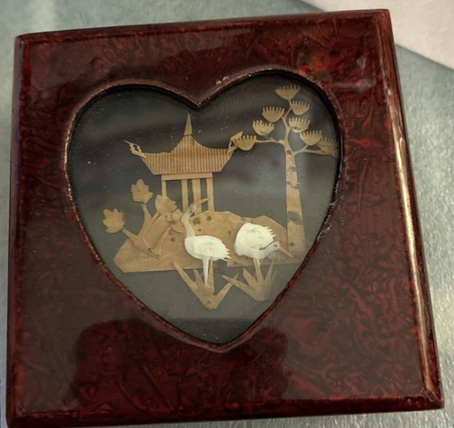 Vtg asian heart - asian,, heart-shaped
