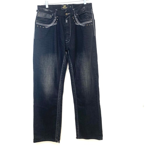 Akademiks y2k black denim - black,