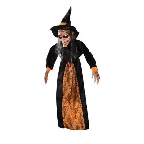 Animated scary hanging witch - animated,