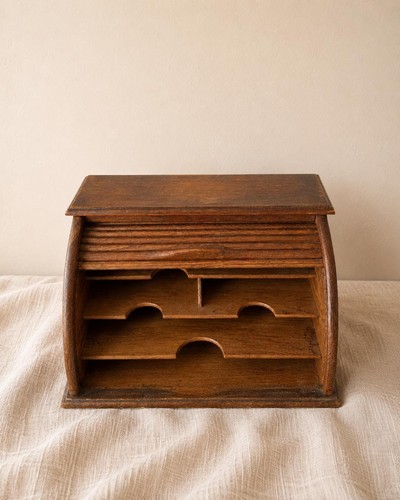 Antique oak roll top - antique,