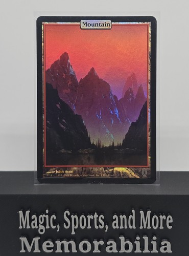 Mtg mountain unhinged - mtg, foil