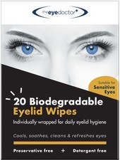 20 Blepharitis Eyelid Wipes Detergent Free for Sensitive Eyes The Eye Doctor