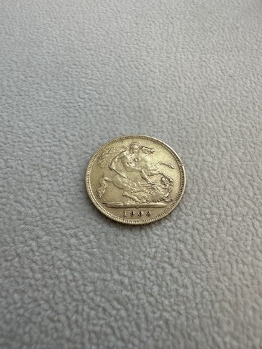 1900 victorian half sovereign - 1900,