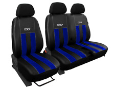 TAILORED SEAT COVERS For FORD TRANSIT Mk7 2006 - 2013 ART. LEATHER & ALICANTE