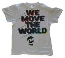 Zumba Wear "We Move The World" T-Shirt One Size Fits Most White