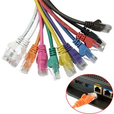 Ethernet Cable Network RJ45 Lead Internet Patch LAN Cat5e Wholesale 0.5m - 50m