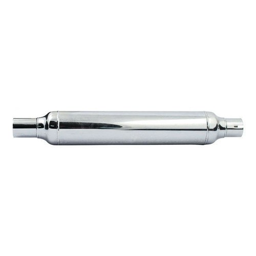 Muffler cigar type chrome - muffler, 22"