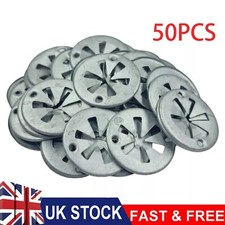 50x FOR VOLKSWAGEN Undertray Heat Shield Exhaust Fixing Clip Metal Spring Washer