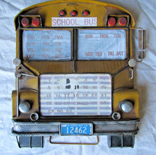 Vintage Metal PA School Bus