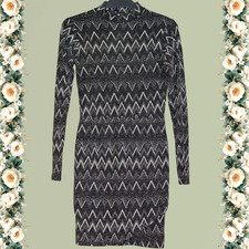 PLT SZE 8 BLACK GOLD SPARKLE