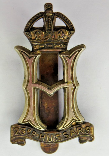 Ww2 23rd hussars - hussars, badge