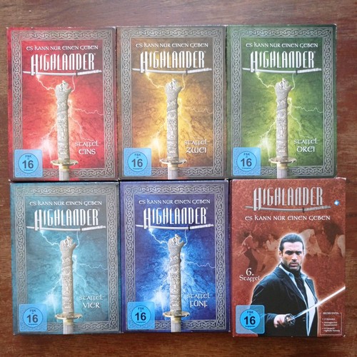Highlander series dvd - 1-6,