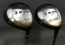 Set of 2 X AMC M-250 16° 3 Wood & 19° 5 Wood Senior Graphite Shafts