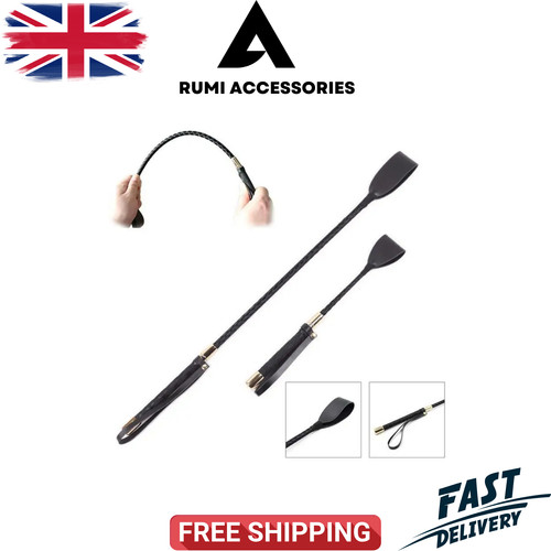 Horse riding crop faux - faux, leather