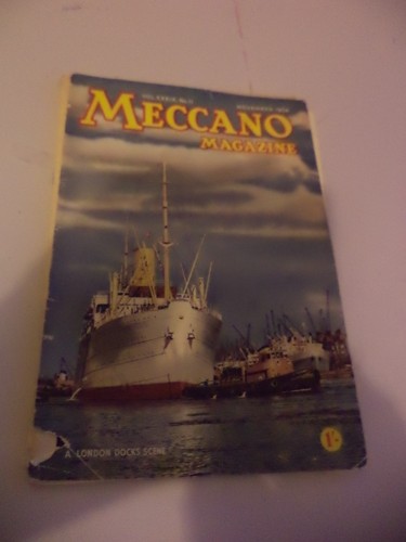 Old vintage 1950s meccano - old,