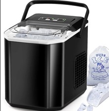 Ice Maker Machine for Home – Self-Cleaning Countertop Ice Maker, Produces 9 Ice 