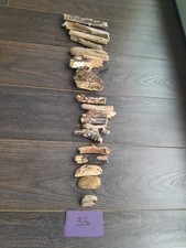 DRIED DEVON DRIFTWOOD X 20 BEACH CRAFT ART PROJECT SUMMER HOME SEA PET WEDDING