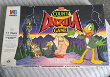 MB GAMES THE COUNT DUCKULA BOARD GAME  AGE 6+ 2-4 PLAYERS 1989 Complete Vintage