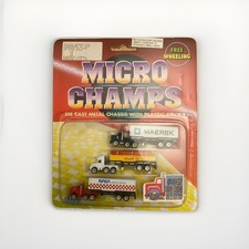 Micro Champs Big Rig Truck Series 3047 Diecast Free Wheeling Model Cars (DIL)