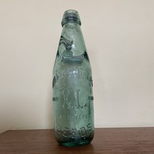 RARE Aqua Glass INMAN BROTHERS