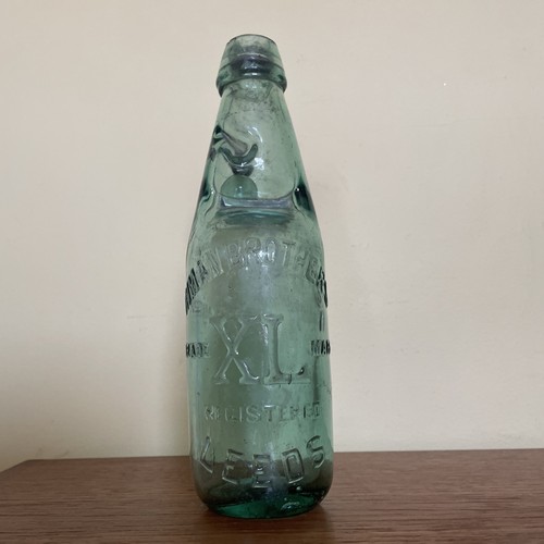 Rare aqua glass inman brothers - aqua,