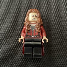 LEGO Marvel Super Heroes Scarlet Witch Wanda Minifigure | sh0256 | 76051 | VGC