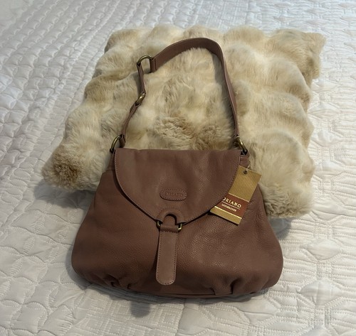 Oriano leather handbag blush - leather,
