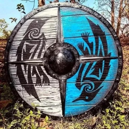 Medieval viking shield - medieval,