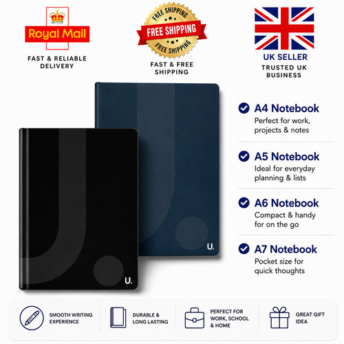 A7 hardback notebook - a6,