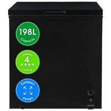 Abode chest freezer black - chest,