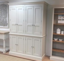 Bespoke Larder Cupboard - 8 doors, 2 spice racks - 5ft Kitchen Pantry Handmade