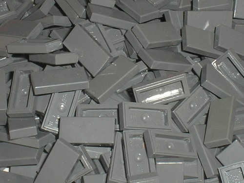 Lego dkstone tile 1x2 - 10, ref