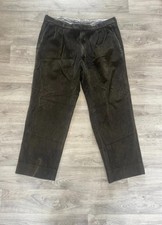 Vintage Dark Brown Pleated