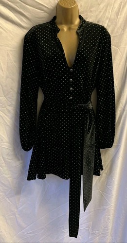 Zara black velvet gold studded - zara,