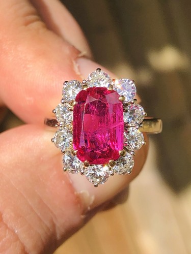 Striking vintage natural 4ct - vintage,