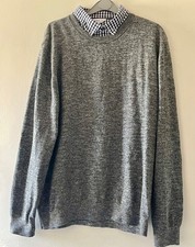 Mens Large Grey Jumper With