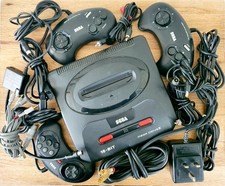 Sega Mega Drive 16-Bit Black