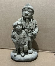 STONE GARDEN COAL MINER MAN