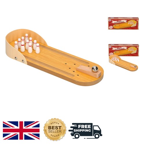 Authentic wooden bowling game - authentic,