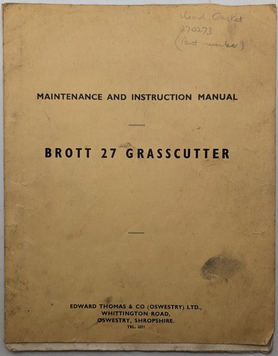 Original brott grasscutter - brott, 27
