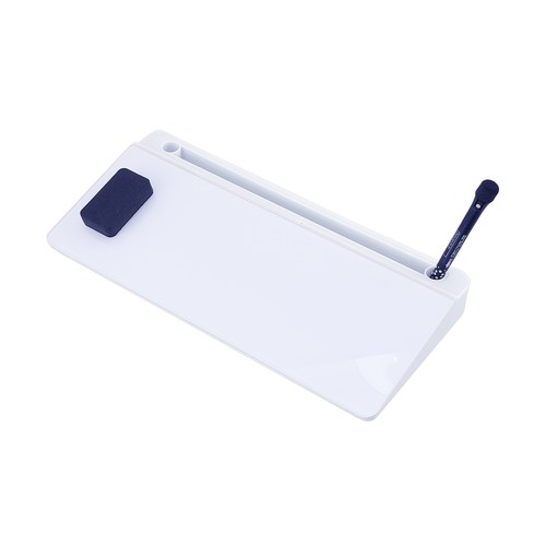 Desktop glass whiteboard - glass, w/