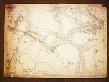 Gloucestershire old map history Bristol St Annes Park, Broom Hill, Conham Hanham