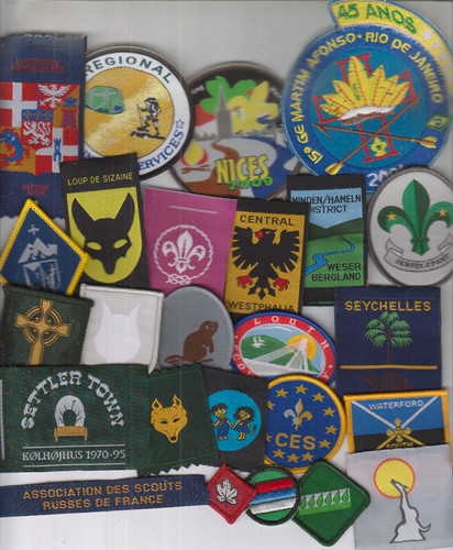 Boy scout overseas badges 25 - boy,