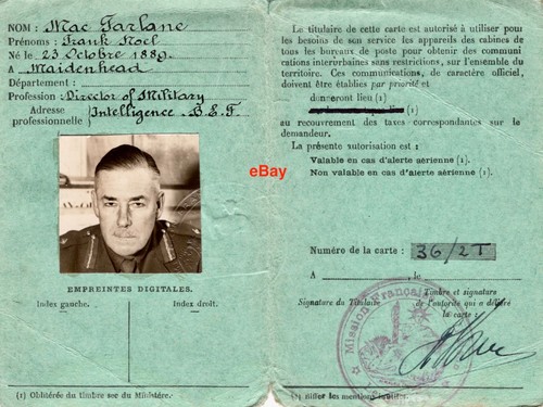 Wwii identity card - wwii,