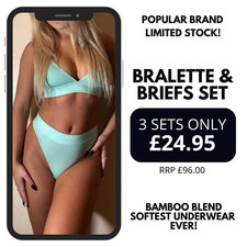 Womens Underwear Set Bamboo
