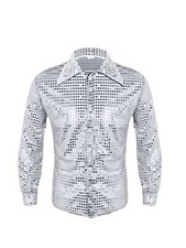 Mens 70s 80s Rock Disco